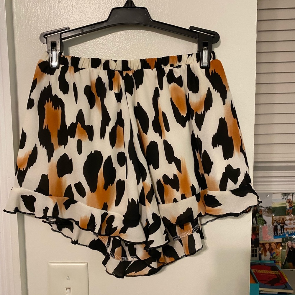 cheetah print shorts
